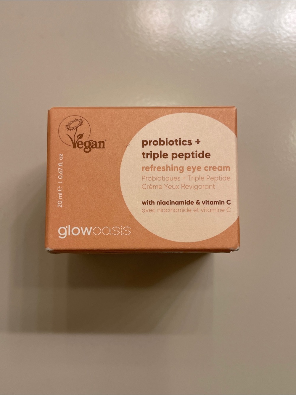 Glow Oasis Probiotics + Triple Peptide Refreshing Eye Cream